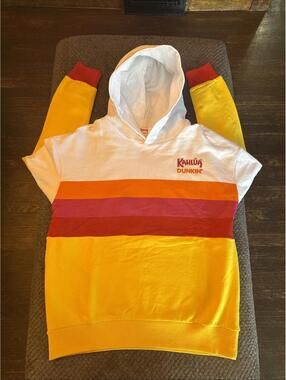 NWOT Dunkin Kuhula Hoodie Official Employee Hoodie Sweatshirt Coffee SMALL